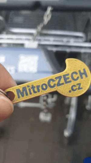 Klíčenka MitroCZECH nákupní vozík, košík, šperhák